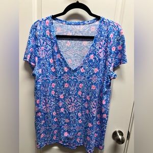 Lilly Pulitzer V-Neck Tee